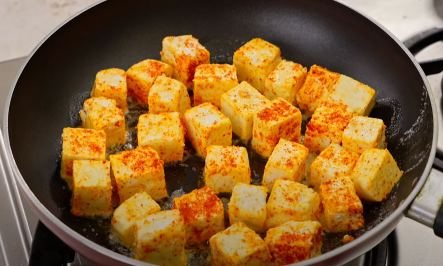 paneer in pan