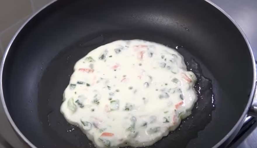 rava batter pan