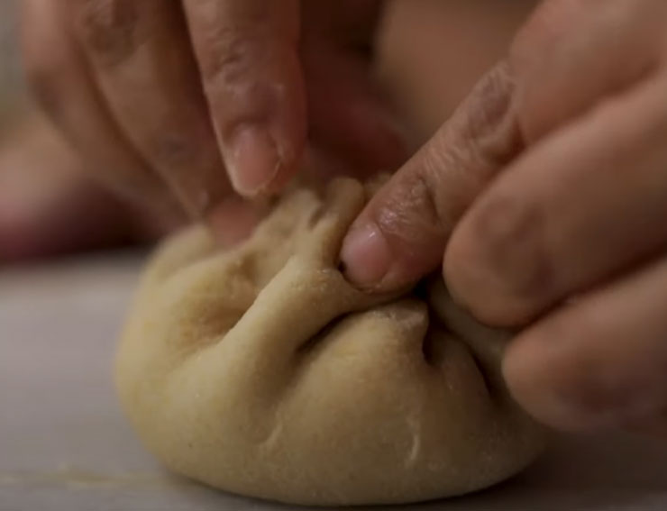 folding dough