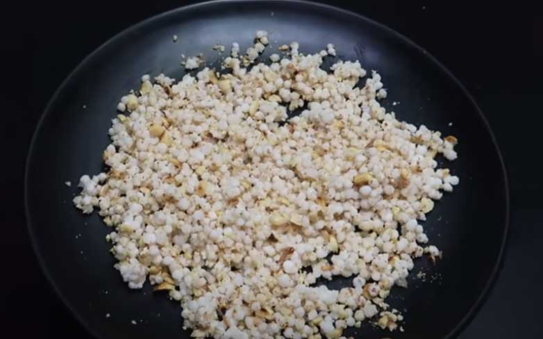 mix sabudana and peanuts