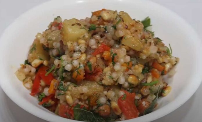 Bowl of Sabudana Khichdi